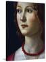 Portrait of a Young Girl, 1485-Domenico Ghirlandaio-Stretched Canvas