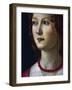 Portrait of a Young Girl, 1485-Domenico Ghirlandaio-Framed Giclee Print