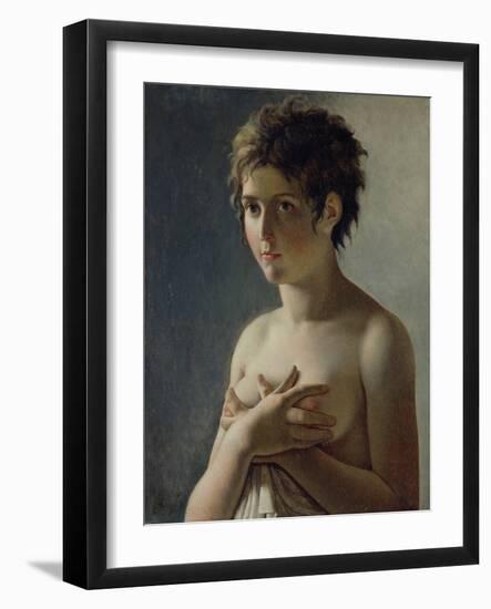 Portrait of a Young Girl, 1812-Baron Pierre-Narcisse Guerin-Framed Giclee Print