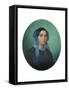 Portrait of a Young Girl, 1843-Theophile Gautier-Framed Stretched Canvas