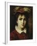 Portrait of a Young Girl, 1876-Leon Joseph Florentin Bonnat-Framed Giclee Print