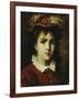 Portrait of a Young Girl, 1876-Leon Joseph Florentin Bonnat-Framed Giclee Print