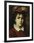 Portrait of a Young Girl, 1876-Leon Joseph Florentin Bonnat-Framed Giclee Print