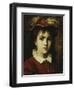 Portrait of a Young Girl, 1876-Leon Joseph Florentin Bonnat-Framed Giclee Print