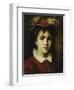 Portrait of a Young Girl, 1876-Leon Joseph Florentin Bonnat-Framed Giclee Print