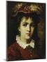 Portrait of a Young Girl, 1876-Leon Joseph Florentin Bonnat-Mounted Giclee Print