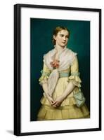 Portrait of a Young Girl, 1881-George Chickering Munzig-Framed Giclee Print