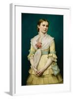 Portrait of a Young Girl, 1881-George Chickering Munzig-Framed Giclee Print