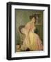 Portrait of a Young Girl, 1906-Edmond-francois Aman-jean-Framed Giclee Print