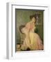 Portrait of a Young Girl, 1906-Edmond-francois Aman-jean-Framed Giclee Print