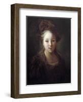 Portrait of a Young Girl by Alexis Grimou-null-Framed Giclee Print