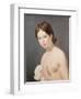 Portrait of a Young Girl. c. 1795-Jacques-Louis David-Framed Giclee Print