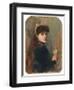 Portrait of a Young Girl, C.1877-1880 (Oil on Canvas)-Henri Gervex-Framed Giclee Print