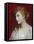 Portrait of a Young Girl, C.1884-Sir Samuel Luke Fildes-Framed Stretched Canvas