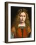 Portrait of a Young Girl Crowned with Flowers, c.1490-Giovanni Antonio Boltraffio-Framed Giclee Print