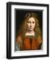 Portrait of a Young Girl Crowned with Flowers, c.1490-Giovanni Antonio Boltraffio-Framed Giclee Print