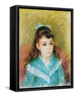 Portrait of a Young Girl (Elisabeth Maîtr), 1879-Pierre-Auguste Renoir-Framed Stretched Canvas