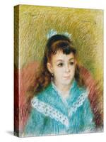 Portrait of a Young Girl (Elisabeth Maîtr), 1879-Pierre-Auguste Renoir-Stretched Canvas