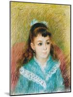 Portrait of a Young Girl (Elisabeth Maîtr), 1879-Pierre-Auguste Renoir-Mounted Giclee Print