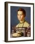 Portrait of a Young Girl Holding a Book c.1545-Agnolo Bronzino-Framed Giclee Print