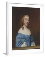 Portrait of a Young Girl in a Blue Dress-Sir Peter Lely-Framed Giclee Print