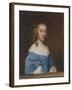 Portrait of a Young Girl in a Blue Dress-Sir Peter Lely-Framed Giclee Print