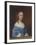 Portrait of a Young Girl in a Blue Dress-Sir Peter Lely-Framed Giclee Print