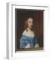 Portrait of a Young Girl in a Blue Dress-Sir Peter Lely-Framed Giclee Print