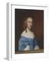 Portrait of a Young Girl in a Blue Dress-Sir Peter Lely-Framed Giclee Print