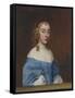 Portrait of a Young Girl in a Blue Dress-Sir Peter Lely-Framed Stretched Canvas