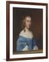 Portrait of a Young Girl in a Blue Dress-Sir Peter Lely-Framed Giclee Print