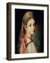 Portrait of a Young Girl in Sarafan and Kokoshnik, 1820s-Mauro Gandolfi-Framed Giclee Print