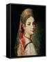 Portrait of a Young Girl in Sarafan and Kokoshnik, 1820s-Mauro Gandolfi-Framed Stretched Canvas