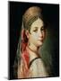 Portrait of a Young Girl in Sarafan and Kokoshnik, 1820s-Mauro Gandolfi-Mounted Giclee Print