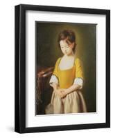 Portrait of a Young Girl, La Penitente-Pietro Antonio Rotari-Framed Giclee Print