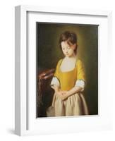 Portrait of a Young Girl, La Penitente-Pietro Antonio Rotari-Framed Giclee Print