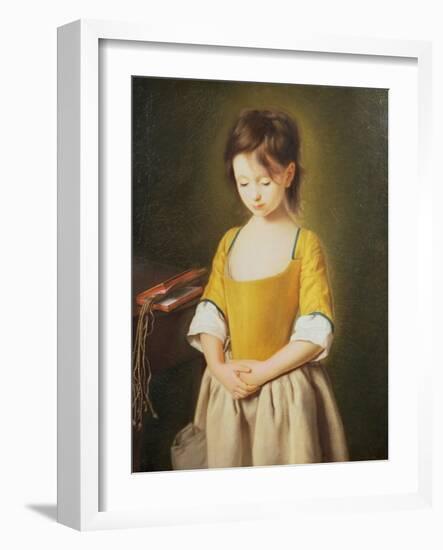 Portrait of a Young Girl, La Penitente-Pietro Antonio Rotari-Framed Giclee Print