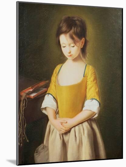 Portrait of a Young Girl, La Penitente-Pietro Antonio Rotari-Mounted Giclee Print