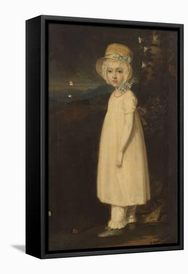 Portrait of a Young Girl (Little Mary) C.1810-15 (Oil on Canvas)-William Beechey-Framed Stretched Canvas