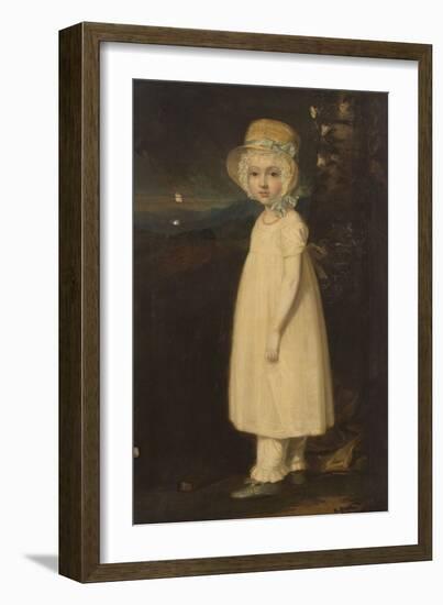 Portrait of a Young Girl (Little Mary) C.1810-15 (Oil on Canvas)-William Beechey-Framed Giclee Print