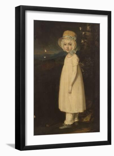 Portrait of a Young Girl (Little Mary) C.1810-15 (Oil on Canvas)-William Beechey-Framed Giclee Print