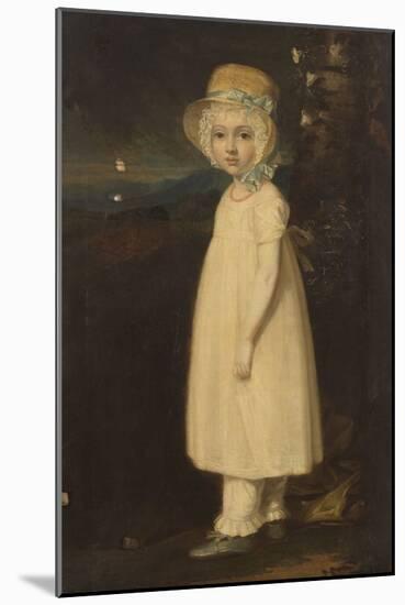 Portrait of a Young Girl (Little Mary) C.1810-15 (Oil on Canvas)-William Beechey-Mounted Giclee Print