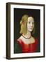 Portrait of a Young Girl. Probably About 1490-Domenico Ghirlandaio-Framed Giclee Print