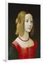 Portrait of a Young Girl. Probably About 1490-Domenico Ghirlandaio-Framed Giclee Print