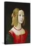 Portrait of a Young Girl. Probably About 1490-Domenico Ghirlandaio-Framed Stretched Canvas