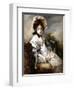 Portrait of a Young Girl Seated in a Landscape-Jacques-emile Blanche-Framed Giclee Print