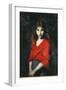 Portrait of a Young Girl, The Shiverer-Jean-Jacques Henner-Framed Giclee Print