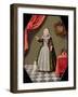 Portrait of a Young Girl with a Bird on Her Finger and a Dog at Her Feet, 1632-null-Framed Giclee Print