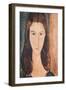 Portrait of a Young Girl-Amedeo Modigliani-Framed Giclee Print