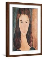 Portrait of a Young Girl-Amedeo Modigliani-Framed Giclee Print